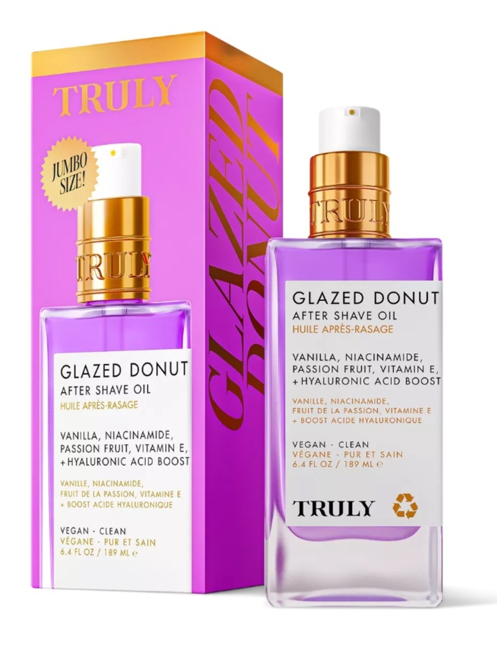 JUMBO! TRULY Glazed Donut After Shave Oil